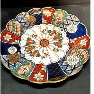 405. Japanese Imari Porcelain Plate Kinrande Style